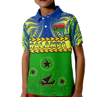 Malampa Province Polo Shirt Vanuatu Pig Tusk Polynesian Flag Style LT14 - Polynesian Pride