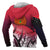 Papua New Guinea Coat of Arms Zip up Hoodie Polynesian Pattern - Polynesian Pride