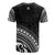 Papua New Guinea All Over T Shirt Papua New Guinea Coat Of Arms Polynesian Tribal Black Version - Polynesian Pride