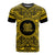 Papua New Guinea All T Shirt Papua New Guinea Coat Of Arms Polynesian Gold Black Unisex Gold - Polynesian Pride