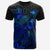 Papua New Guinea T Shirt Papua New Guinea Flag Turtle Hibiscus Blue Unisex Blue - Polynesian Pride
