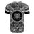 Papua New Guinea All T Shirt Papua New Guinea Coat Of Arms Polynesian White Black - Polynesian Pride