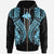 Papua New Guinea Zip up Hoodie Polynesian Lion Head Neon Style Unisex Neon - Polynesian Pride