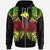 Papua New Guinea Zip up Hoodie Polynesian Lion Head Reggae Style Unisex Reggae - Polynesian Pride
