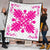 Hawaiian Quilt Maui Plant And Hibiscus Premium Quilt - Pink White - AH - Polynesian Pride