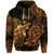 Custom Pisces Zodiac Polynesian Hoodie Unique Style Gold LT8 - Polynesian Pride