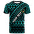 Pohnpei Custom T Shirt Blue Tribal Seamless Special Pattern Unisex Art - Polynesian Pride