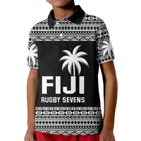 Fiji Rugby Sevens Kid Polo Shirt Simple Style LT9 Kid Blue - Polynesian Pride