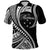 Federated States of MicronesiaPolo Shirt Black Polynesian Wave Style LT9 Adult Black - Polynesian Pride