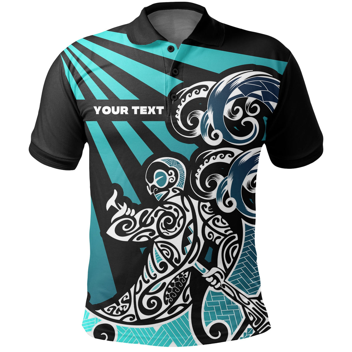 Custom Maori Aotearoa Polo Shirt New Zealand Simple Style LT16 - Polynesian Pride