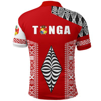 Custom Tonga Rugby Polo Shirt Mate Maa Tonga LT13 - Polynesian Pride