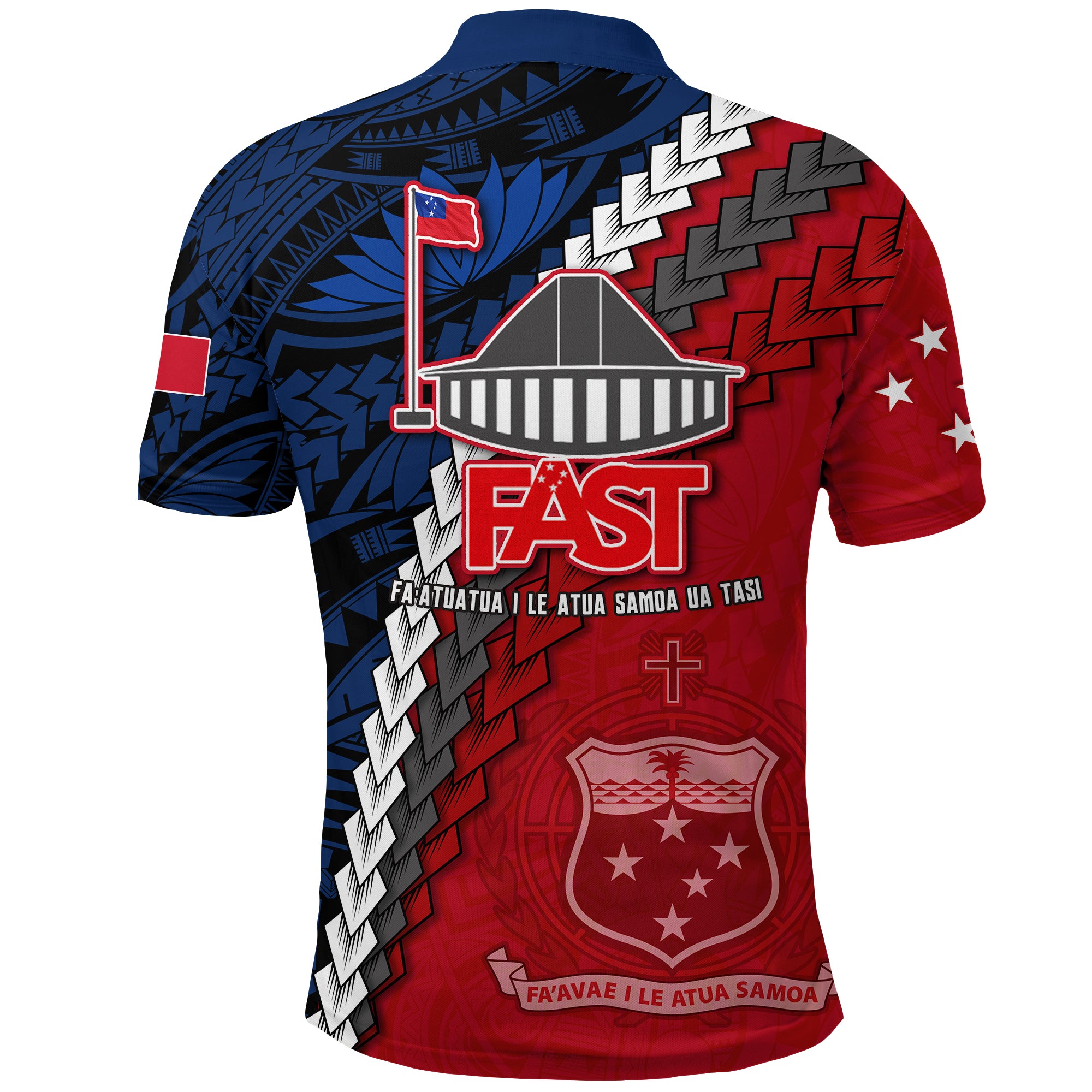 F.A.S.T Samoa Polo Shirt - Polynesian LT13 - Polynesian Pride