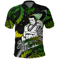 Custom Samoan Warrior Pride Samoa Polynesia Polo Shirt LT2 - Polynesian Pride