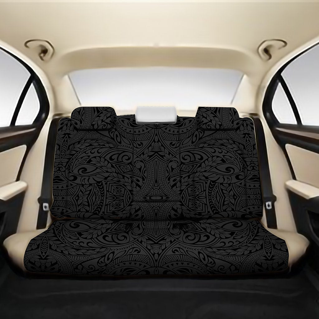 Polynesian Culture Gray Back Seat Cover One Size Gray Back Car Seat Covers - Polynesian Pride