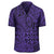 Polynesian Hawaiian Style Tribal Tattoo Violet Hawaiian Shirt - Polynesian Pride