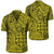 Polynesian Hawaiian Style Tribal Tattoo Yellow Hawaiian Shirt Unisex Black - Polynesian Pride
