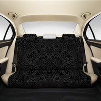 Polynesian Kakau Turtle Gray Back Seat Cover One Size Gray Back Car Seat Covers - Polynesian Pride