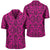 Polynesian Kakau Turtle Pink Hawaiian Shirt Unisex Black - Polynesian Pride