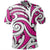 Unisex Polynesian Maori Ethnic Ornament Pink Polo Shirt - Polynesian Pride