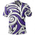 Unisex Polynesian Maori Ethnic Ornament Violet Polo Shirt - Polynesian Pride