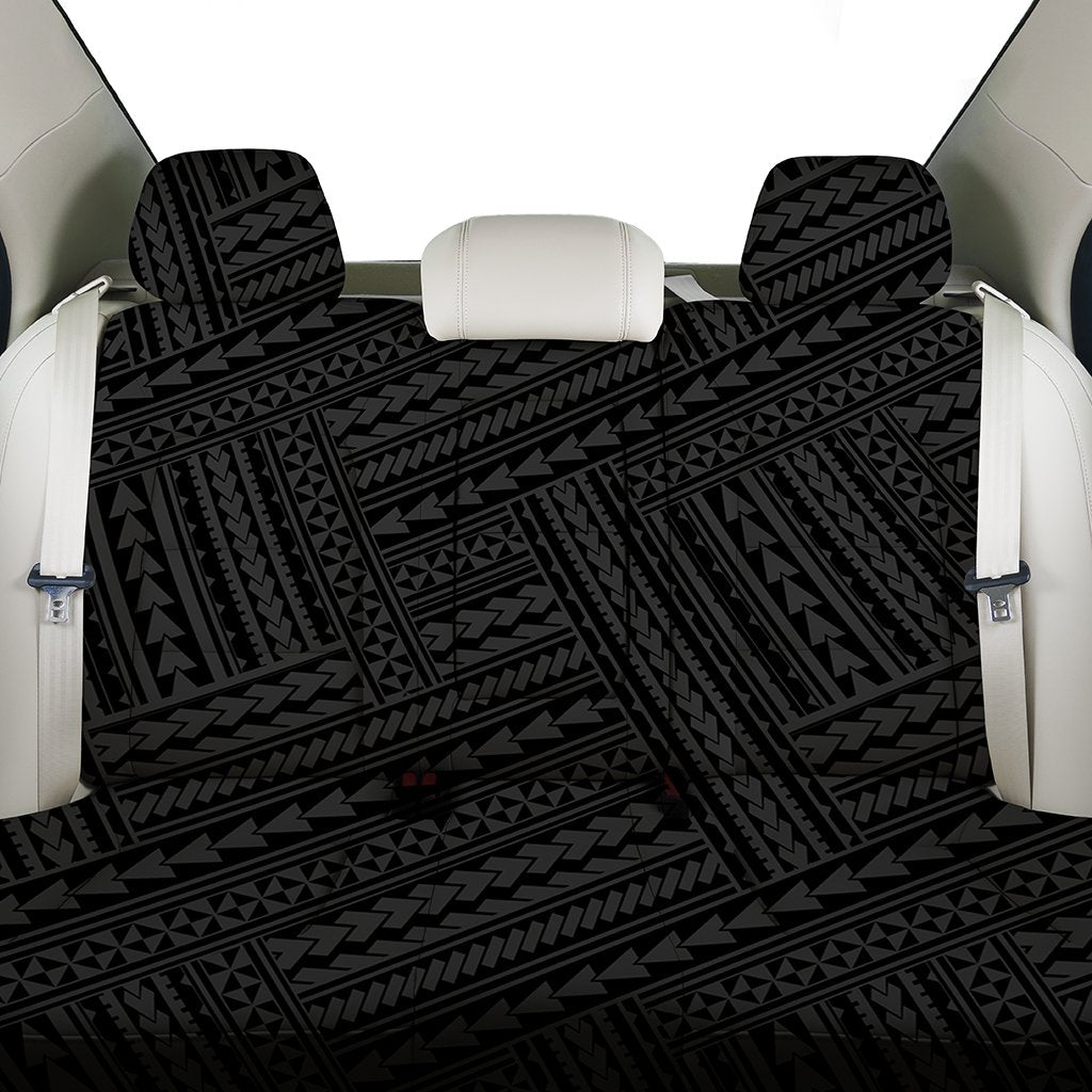Polynesian Nation Gray Back Seat Cover - Polynesian Pride