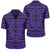 Polynesian Seamless Violet Hawaiian Shirt Unisex Black - Polynesian Pride