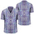 Polynesian Symmetry Gardient Violet Hawaiian Shirt Unisex Black - Polynesian Pride
