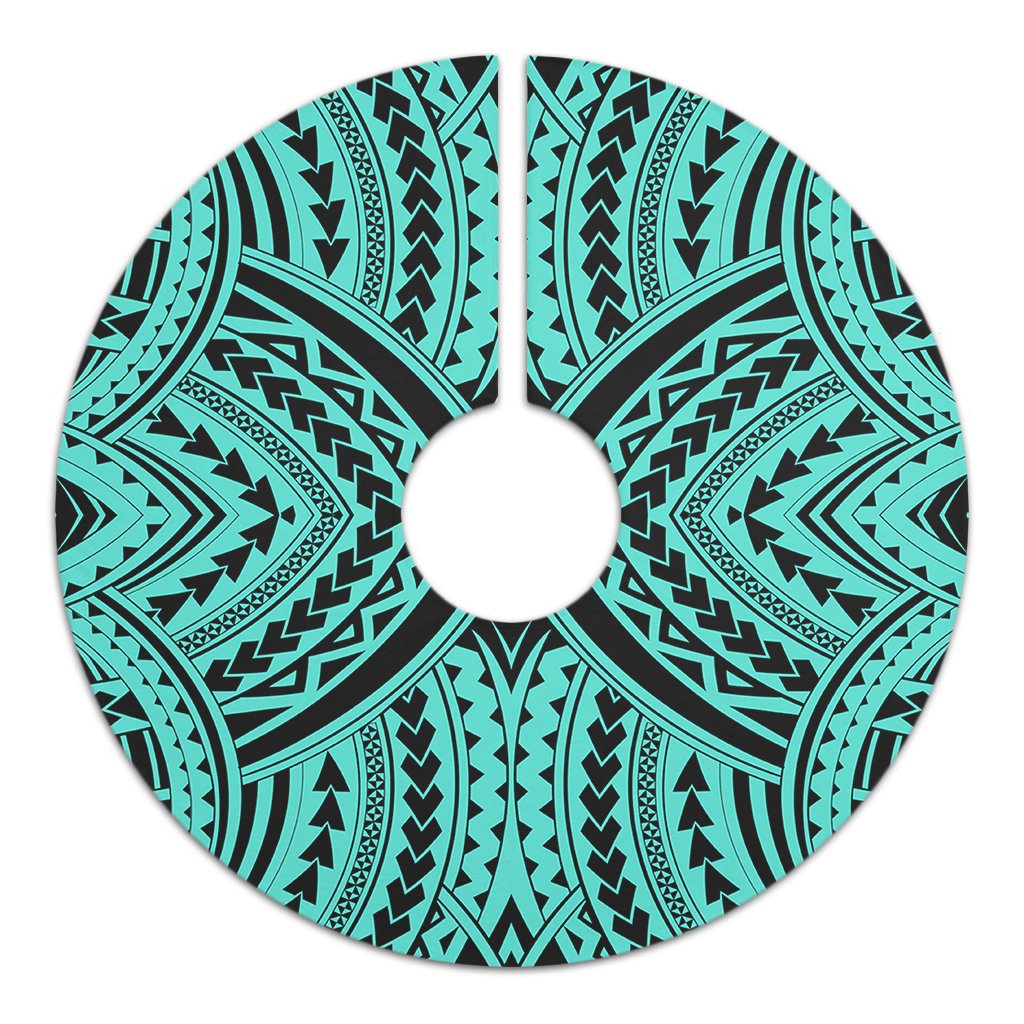 Polynesian Tradition Turquoise Tree Skirt - Polynesian Pride