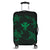 Polynesian Turtle Hammerhead Shark Ray Kanaka Hawaii Luggage Covers Circle Green - AH Black - Polynesian Pride
