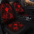 Polynesian Turtle Hammerhead Shark Ray Kanaka Hawaii Car Seat Covers Circle Red - AH - Polynesian Pride