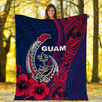 Guam Fish Hook Premium Blanket Flag Color Style LT6 - Polynesian Pride