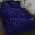 Hawaii Turtle Hibiscus Kanaka Map Polynesian Quilt Bed Set - Aura Style - AH - Polynesian Pride