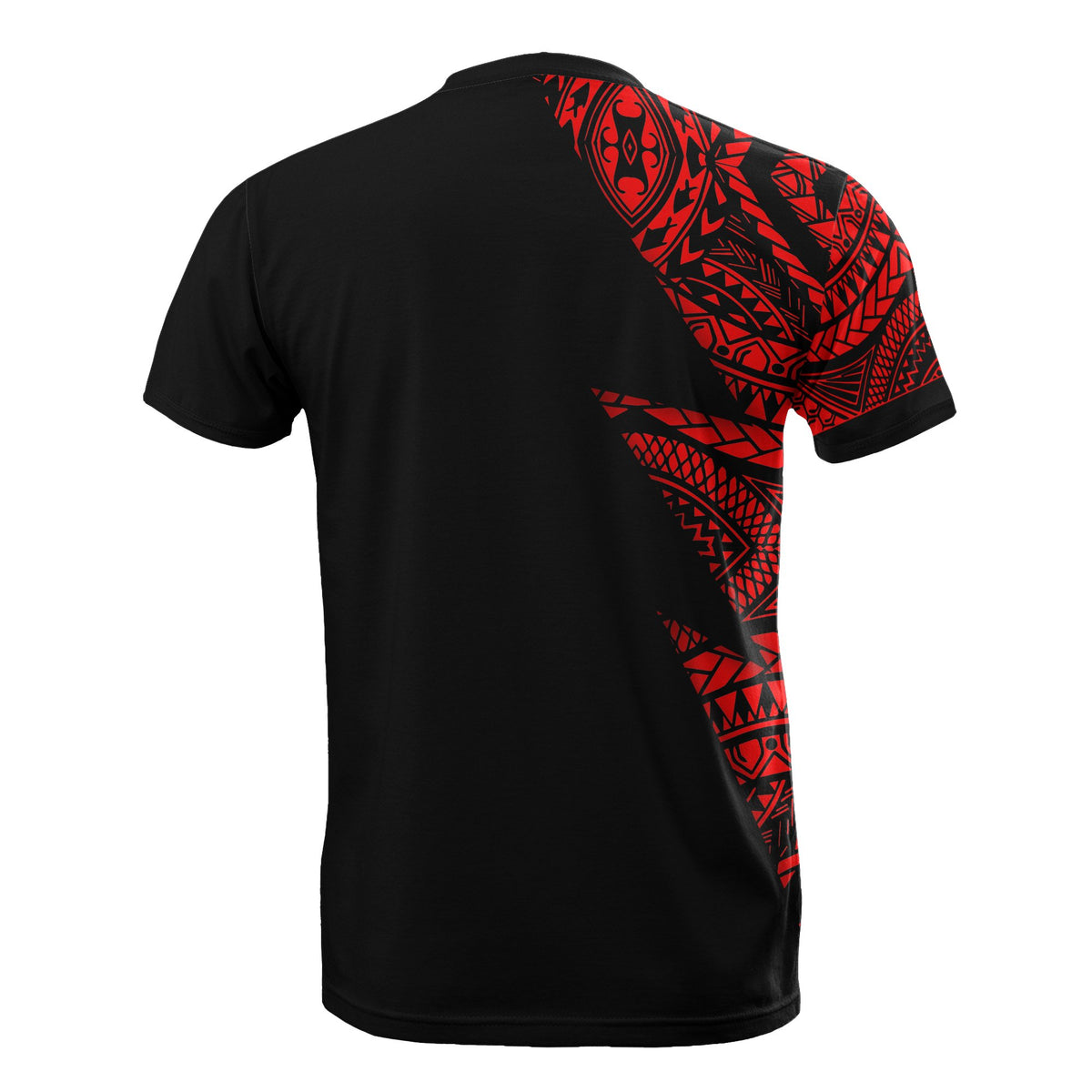 Micronesian Custom All Over T Shirt Micronesian Pattern Red - Polynesian Pride