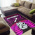 Aotearoa Fern Area Rug New Zealand Hei Tiki Purple Style LT13 - Polynesian Pride