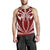 Hawaii Kanaka Polynesian Football Jersey Men's Tank Top - Red - Bernice - AH - Polynesian Pride