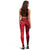 Tuvalu Flag Leggings (Red) A02 - Polynesian Pride