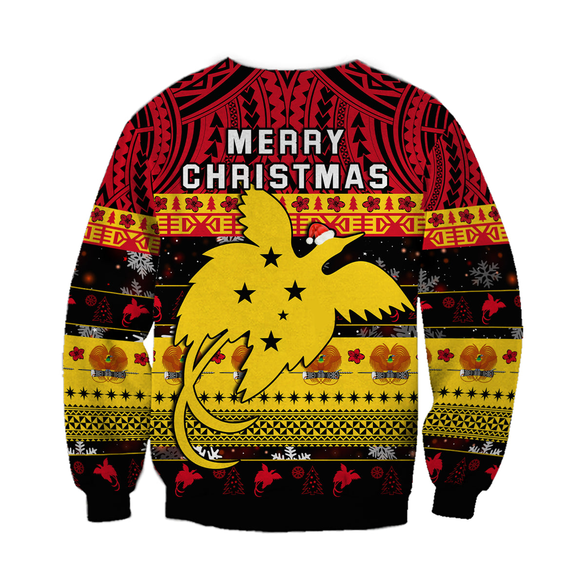 Papua New Guinea Christmas Sweatshirt Raggiana Loved LT13 - Polynesian Pride