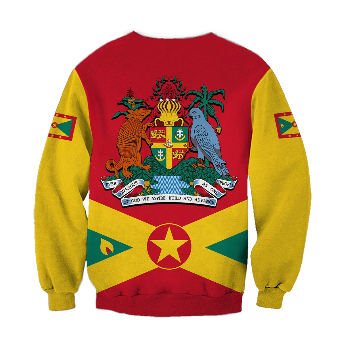 Grenada Sweatshirt Keep Calm and Love Grenada LT13 - Polynesian Pride