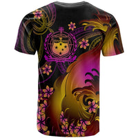 Samoa Custom T shirt Samoa in wave - Polynesian Pride