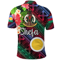 Vanuatu Shefa Polo Shirt Independence Be Proud LT8 - Polynesian Pride