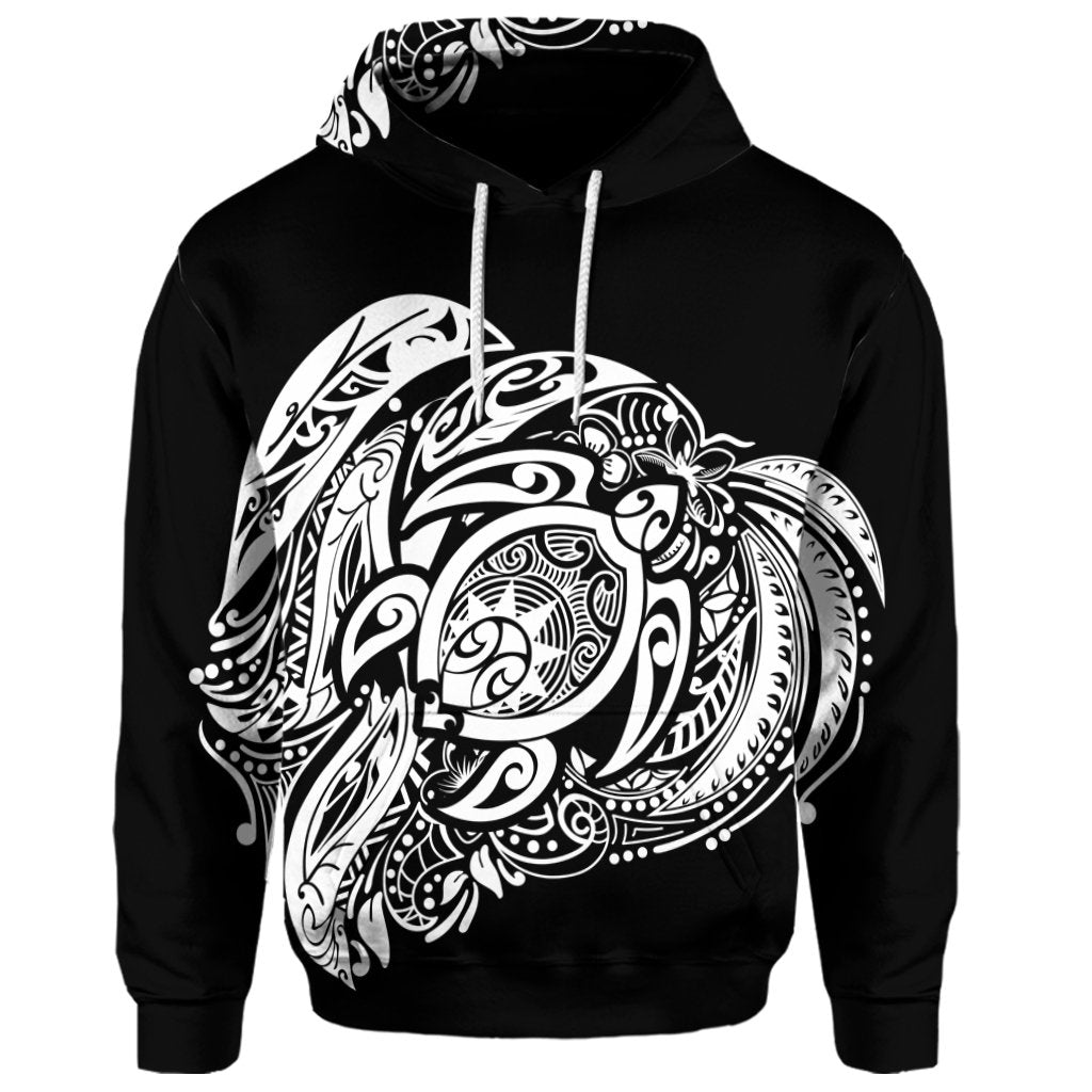Custom Simple Hoodie White - Polynesian Pride