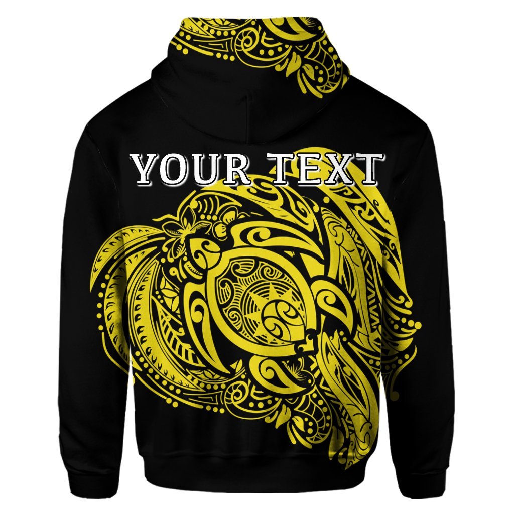 Custom Simple Hoodie Yellow - Polynesian Pride