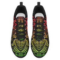Hawaii Hibiscus Polynesian Sneakers - Colorful Style - AH - Polynesian Pride