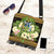 Solomon Islands Boho Handbag - Polynesian Gold Patterns Collection One Size Boho Handbag Black - Polynesian Pride