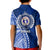 North Mariana Our Story Begins - Geometrical Polynesian Pattern Polo Shirt KID LT7 - Polynesian Pride