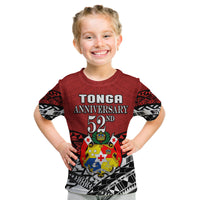 (Custom Personalised) Tonga T Shirt KID Independence Anniversary Special Version 2022 LT14 - Polynesian Pride