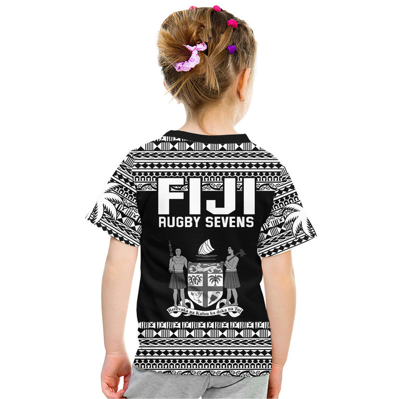 Fiji Rugby Sevens Kid T Shirt Simple Style LT9 - Polynesian Pride