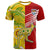 Australia Kangaroos and Mate Maa Tonga T Shirt LT9 Red - Polynesian Pride