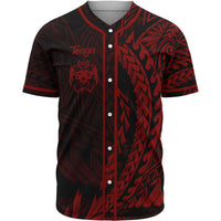 Tonga Baseball Shirt - Red Wings Style Unisex Gold - Polynesian Pride