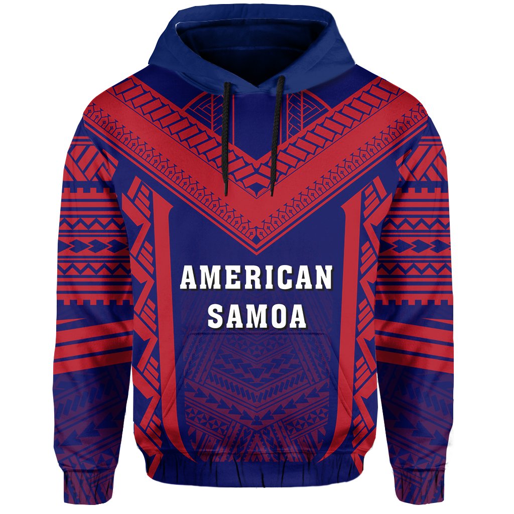 American Samoa Coat of Arms Polynesian Hoodie Active - Polynesian Pride